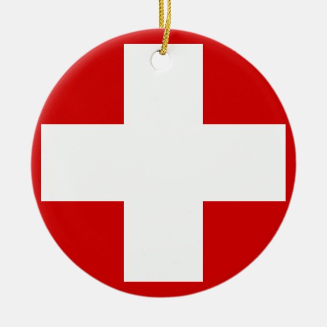Schweiz Keramikornament (Vorne)