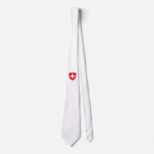 Schweiz Land Wappen Symbol Emblem Schweizer  Krawatte