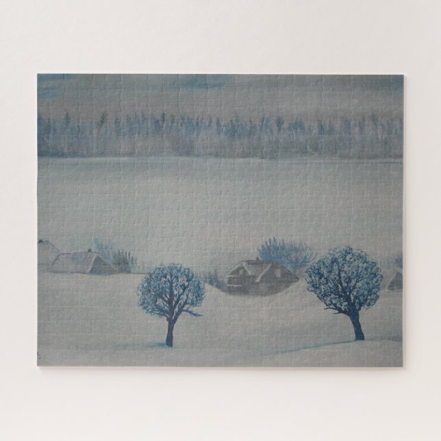 Schweiz Landschaft Opus 2 Winter Puzzle (Horizontal)