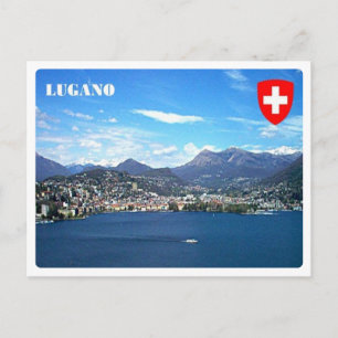 Schweiz - Lugano - Postkarte
