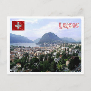 Schweiz - Lugano - Postkarte