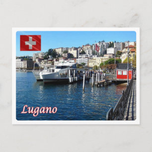 Schweiz - Lugano - Postkarte