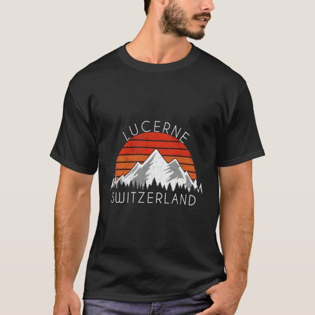 Schweiz Luzern gestört T-Shirt (Vorderseite)