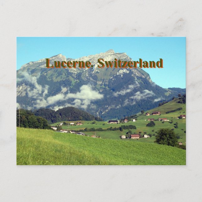 Schweiz Luzern Postkarte (Vorderseite)