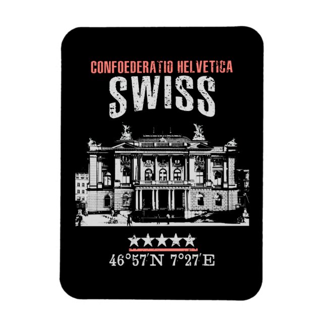 Schweiz Magnet (Vertikal)