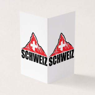 Schweiz Matterhorn Schweiz Flagge Vintage