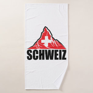 Schweiz Matterhorn Switzerland Badehandtuch
