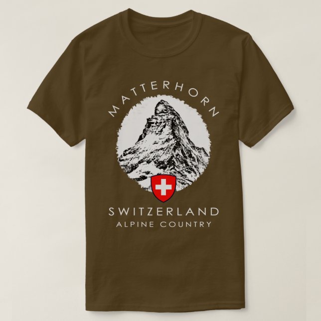 Schweiz Matterhorn Xo4U Original T-Shirt (Design vorne)