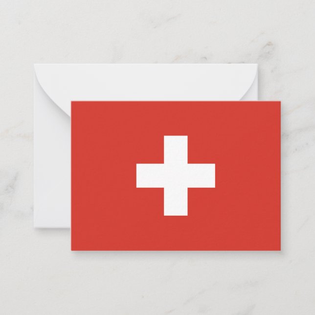 Schweiz Mitteilungskarte (Vorderseite)