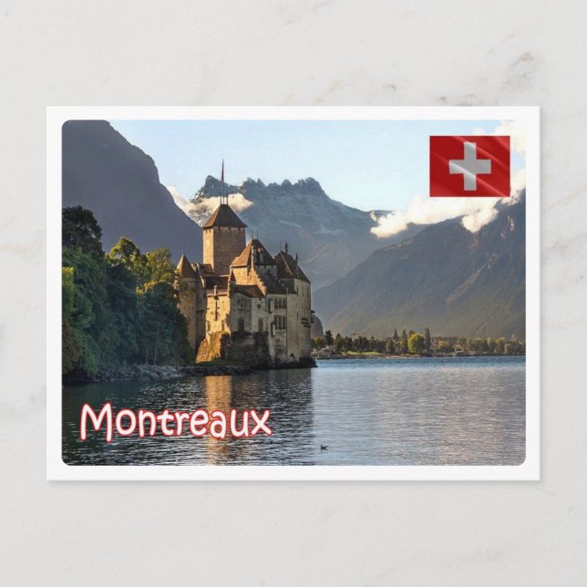 Schweiz - Montreaux - Postkarte (Vorderseite)