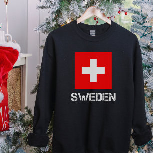 Schweiz oder Schweden Flagge? Ist es nicht dasselb T-Shirt