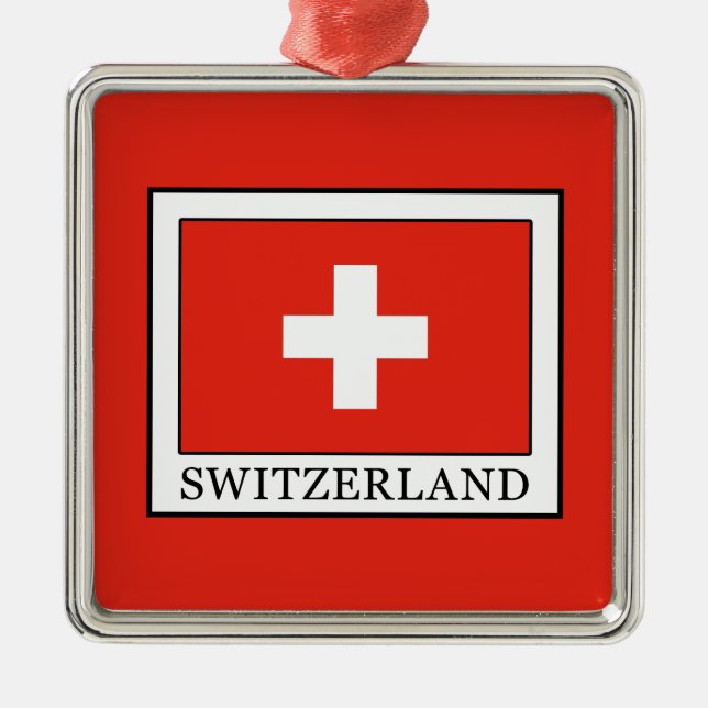 Schweiz Ornament Aus Metall (Vorne)