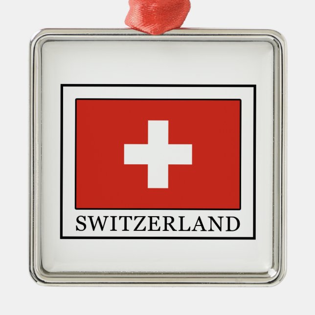 Schweiz Ornament Aus Metall (Vorne)