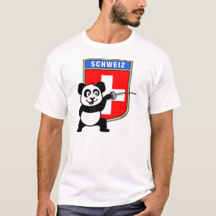 Schweiz - Panda T-Shirt