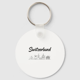 Schweiz Panorama Reise Urlaub Outfits Schlüsselanhänger