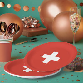 Schweiz Pappteller