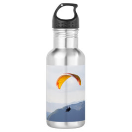 Schweiz Paraglider Orange Edelstahlflasche