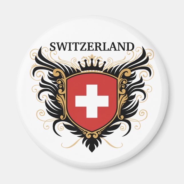 Schweiz [personalisieren] magnet (Vorne)