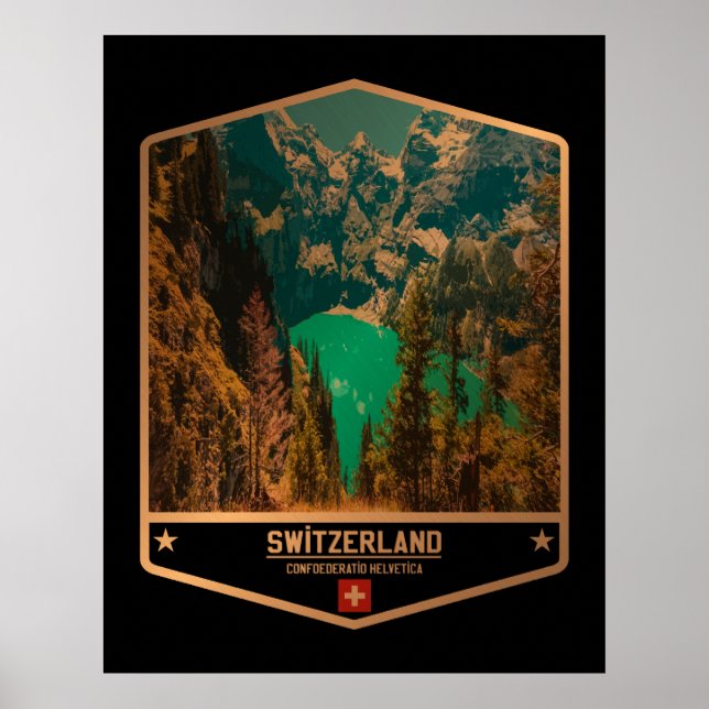 Schweiz Poster (Vorne)
