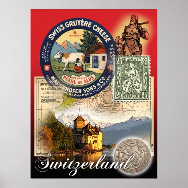 Schweiz Poster (Vorne)