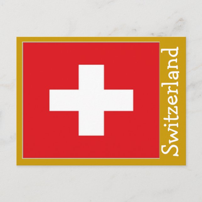 Schweiz Postkarte (Vorderseite)