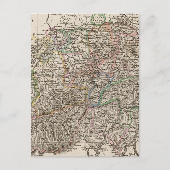 Schweiz Postkarte (Vorderseite)