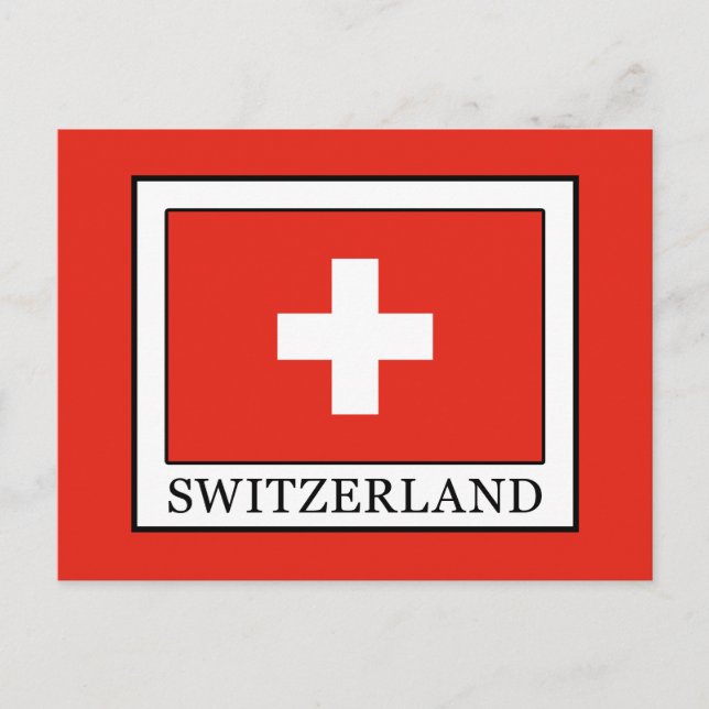 Schweiz Postkarte (Vorderseite)