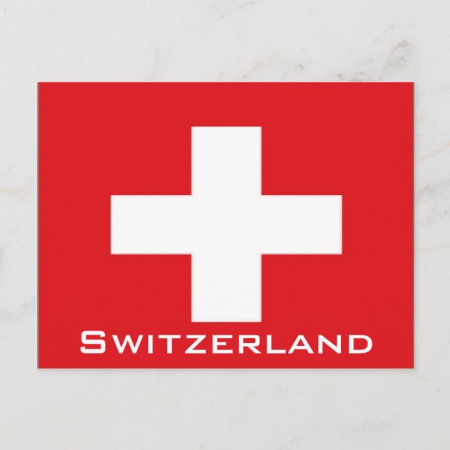 Schweiz Postkarte (Vorderseite)