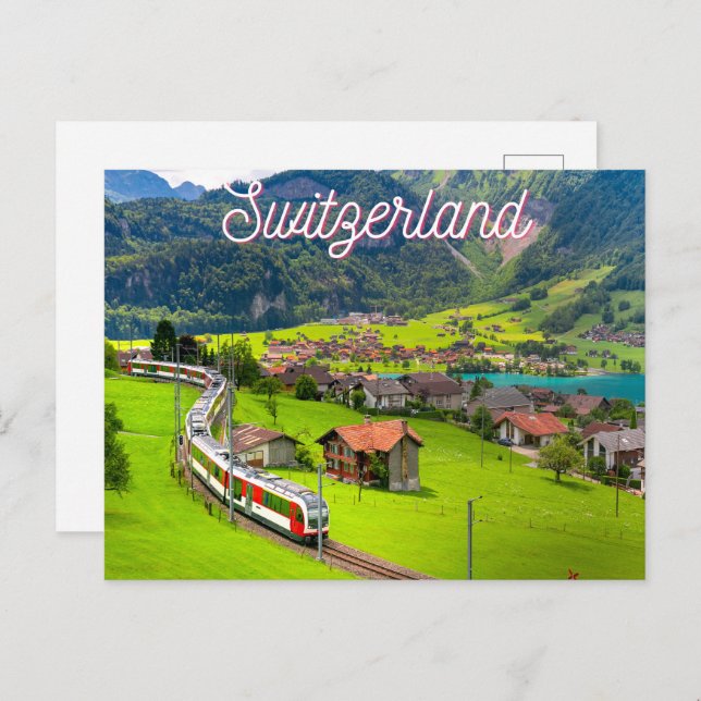 Schweiz Postkarte (Vorne/Hinten)