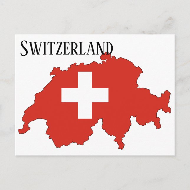 Schweiz Postkarte (Vorderseite)