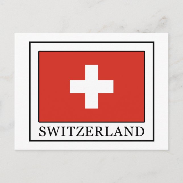 Schweiz Postkarte (Vorderseite)