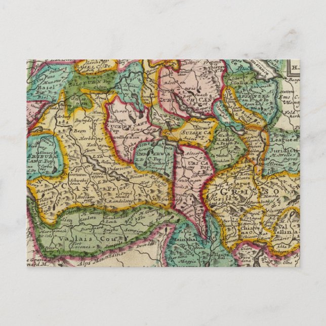 Schweiz Postkarte (Vorderseite)