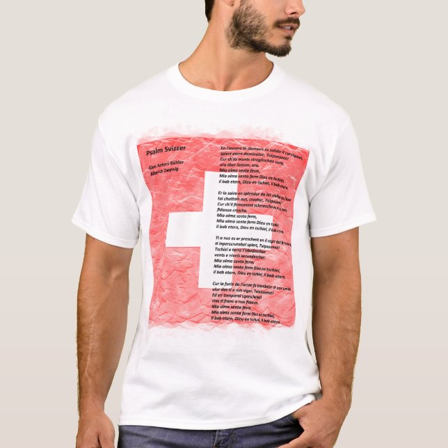 Schweiz - Psalm svizzer T - Shirt (Vorderseite)