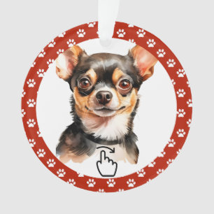 SCHWEIZ RECHTS - Siehe Zurück ... Keramik-Ornament Ornament