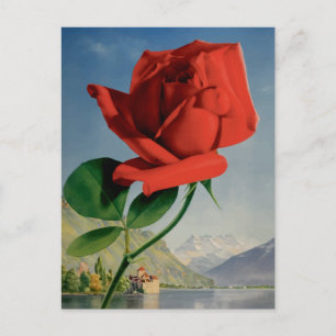 Schweiz Reiseplakat Postkarte