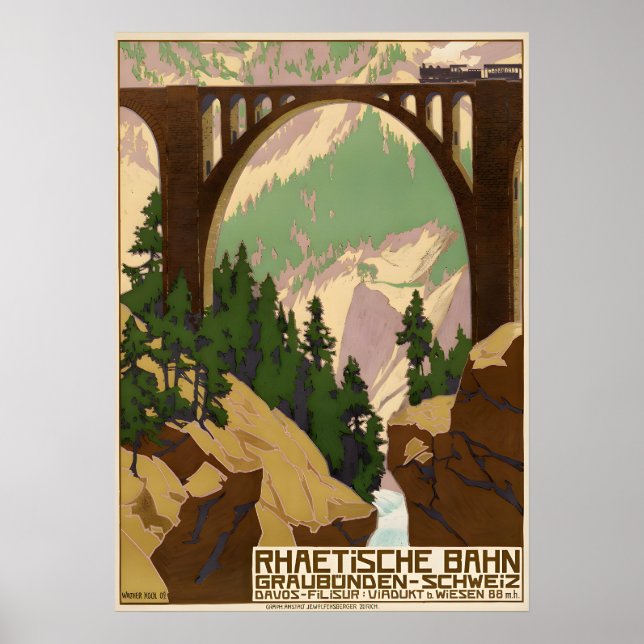 Schweiz-Reiseposter Poster (Vorne)