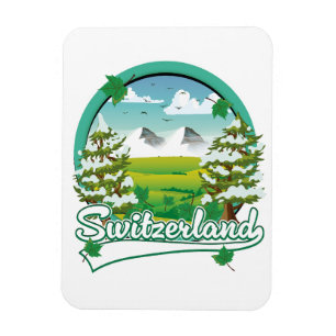 Schweiz Retrologo Magnet