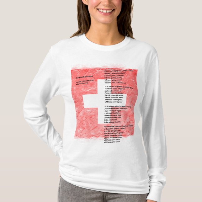 Schweiz - Salmo svizzero T-Shirt (Vorderseite)