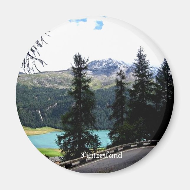 Schweiz, schöne Landschaft Magnet (Vorne)
