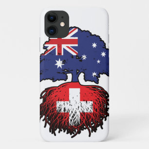Schweiz Schweiz Australien Tree Roots Case-Mate iPhone Hülle