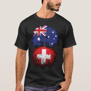 Schweiz Schweiz Australien Tree Roots T-Shirt