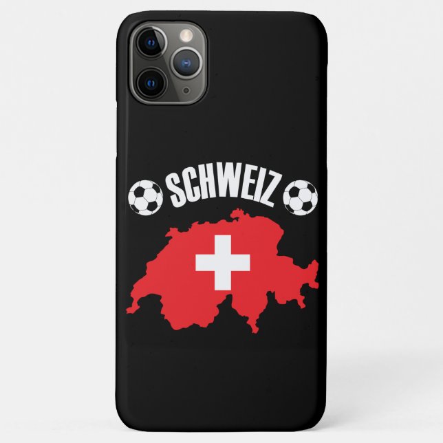 Schweiz Schweiz Map Soccer Case-Mate iPhone Hülle (Rückseite)