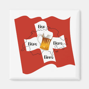 Schweiz - Schweiz - Svizzera - Svizra - Switzerlan Magnet