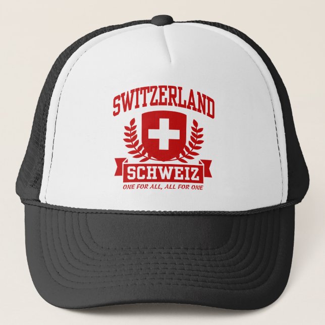 Schweiz Schweiz Truckerkappe (Vorderseite)