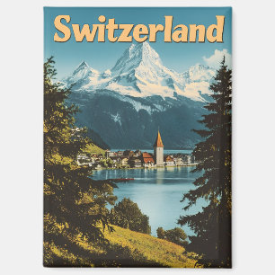 Schweiz Schweizer Alpen Landschaftliche Berge Magnet