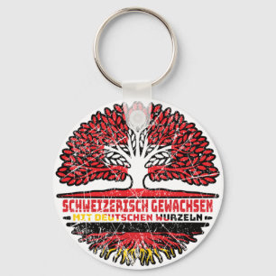 Schweiz Schweizer Deutsch Deutschland Baum Wurzel Schlüsselanhänger