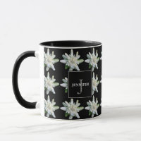 Schweiz Schweizer Edelweiss Monogramm Name Souveni