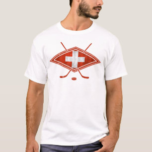Schweiz Schweizer Eishockey T-Shirt