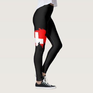 Schweiz Schweizer Flagge Pride Womens Fashion Leggings