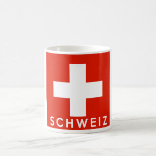 Schweiz Schweizer Flagge - schweizerischer Name Tasse